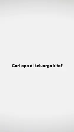 cari apa dikeluarga