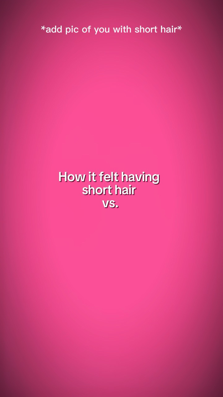 Having short hair