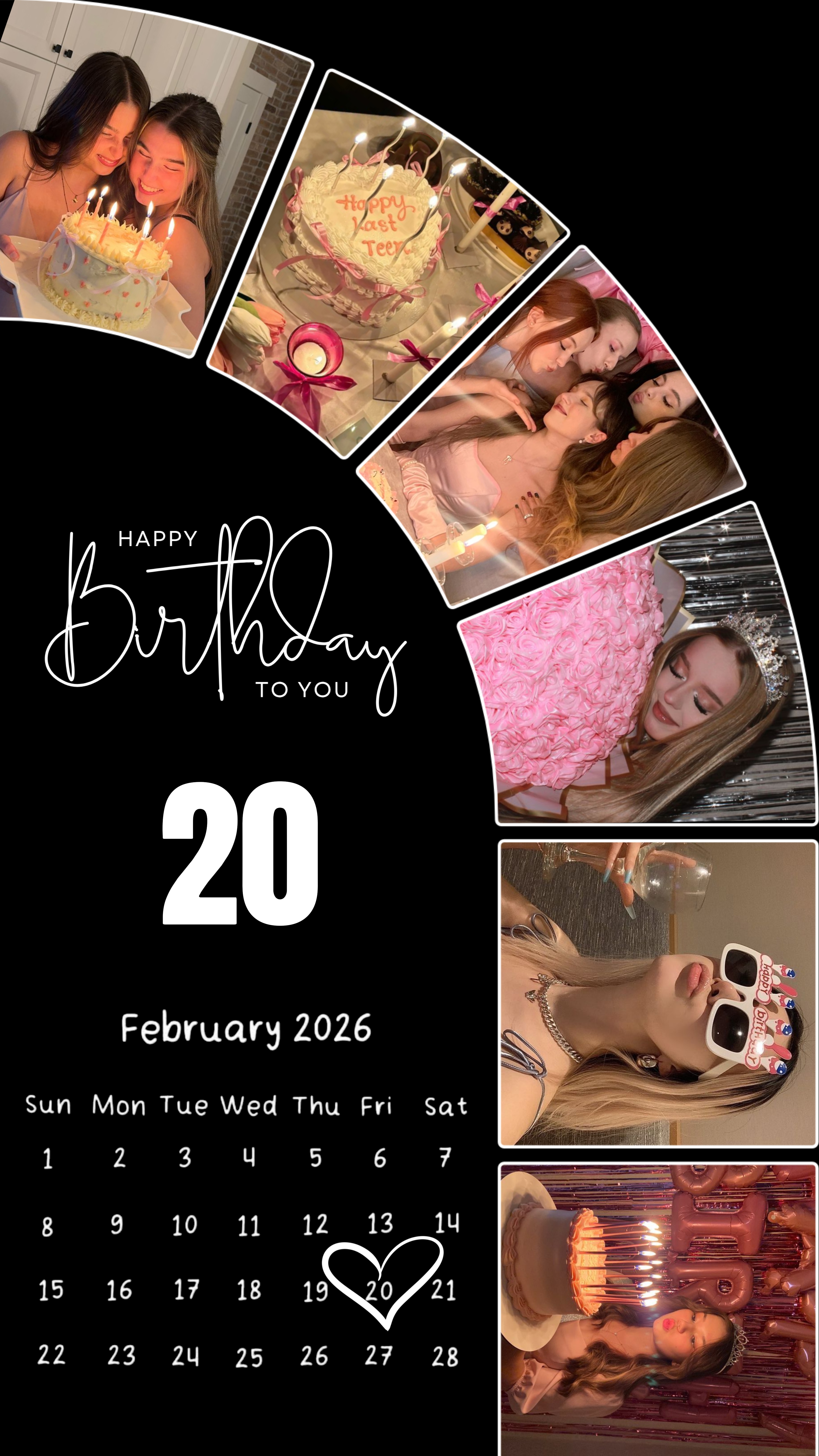 Cumpleaños 20 de febrero