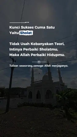 Perbaiki Sholat