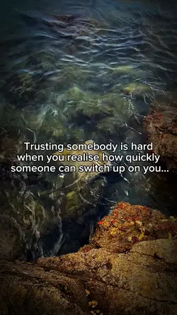 Trusting somebody…