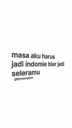 masa aku harus jadi