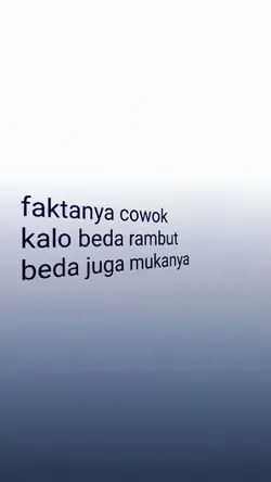 Faktanya cowok kalo
