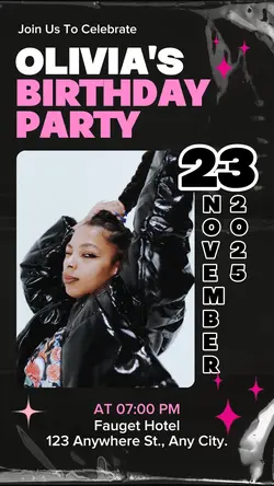 Birthday Invitee 007