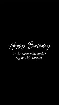 happy birthday myMan