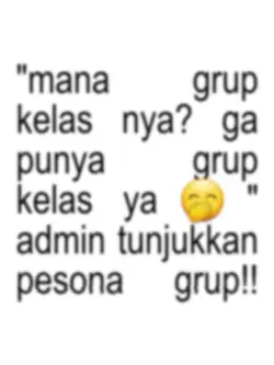 mana grup kelas nya