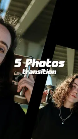 5 photos transition