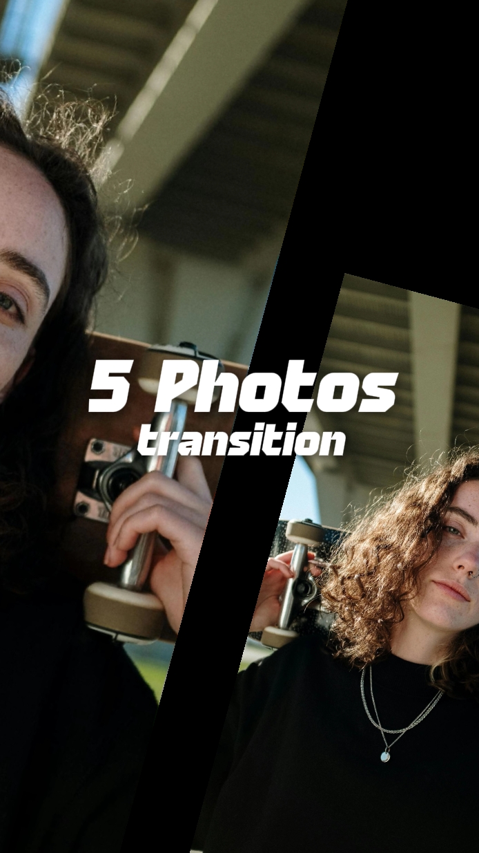 5 fotos transição