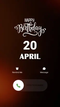 HBD 20 APRIL 2026
