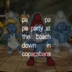 Party at the beach