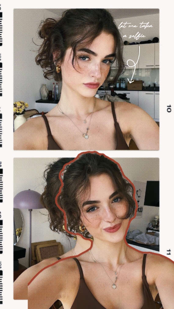 bir selfie çek 