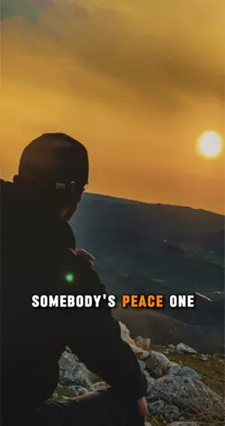 Somebody’s peace