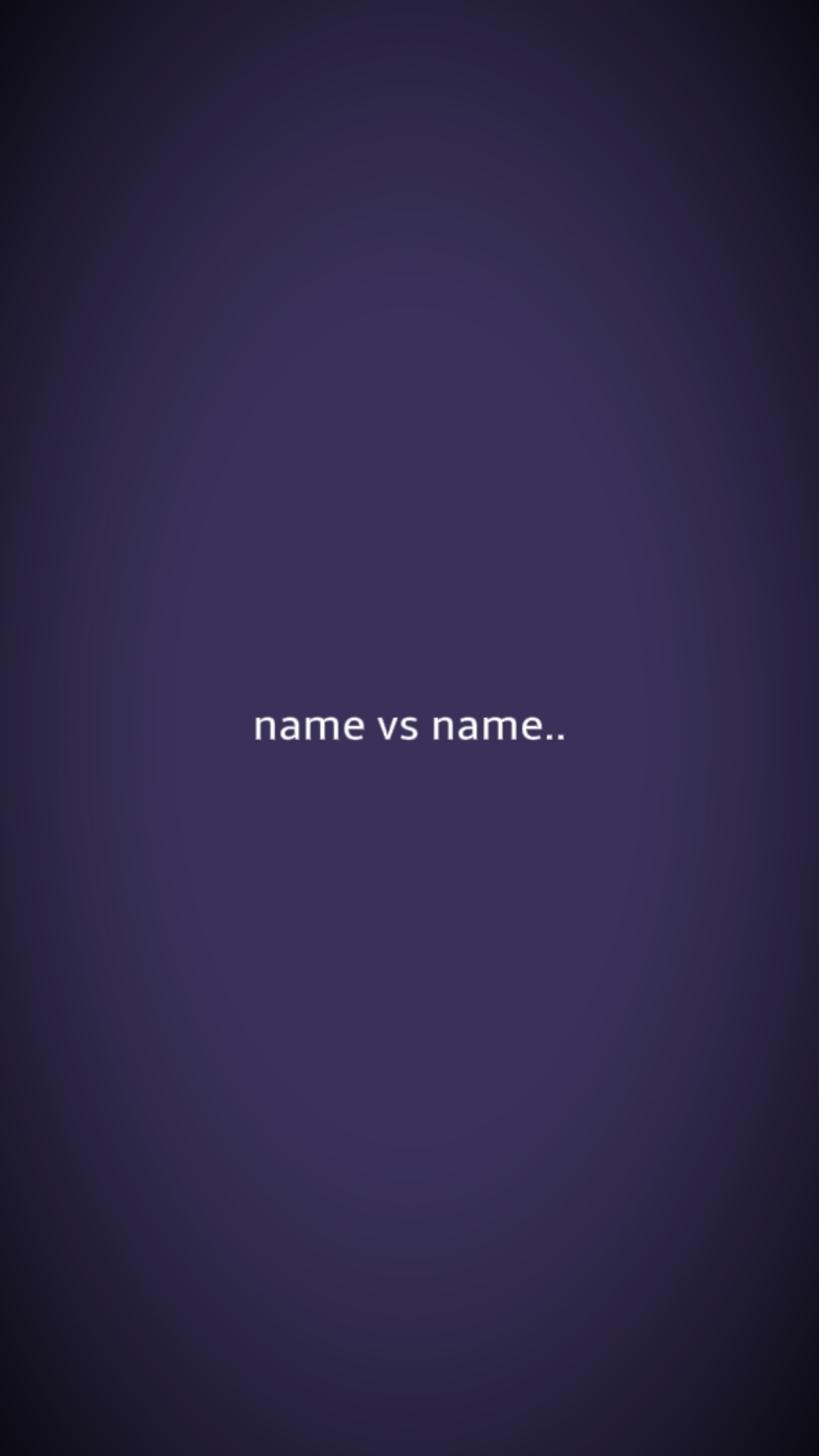 name vs. name
