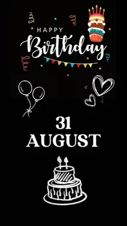 B'DAY 31 AUGUST 2026
