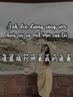 凌晨路灯照着我的疲惫