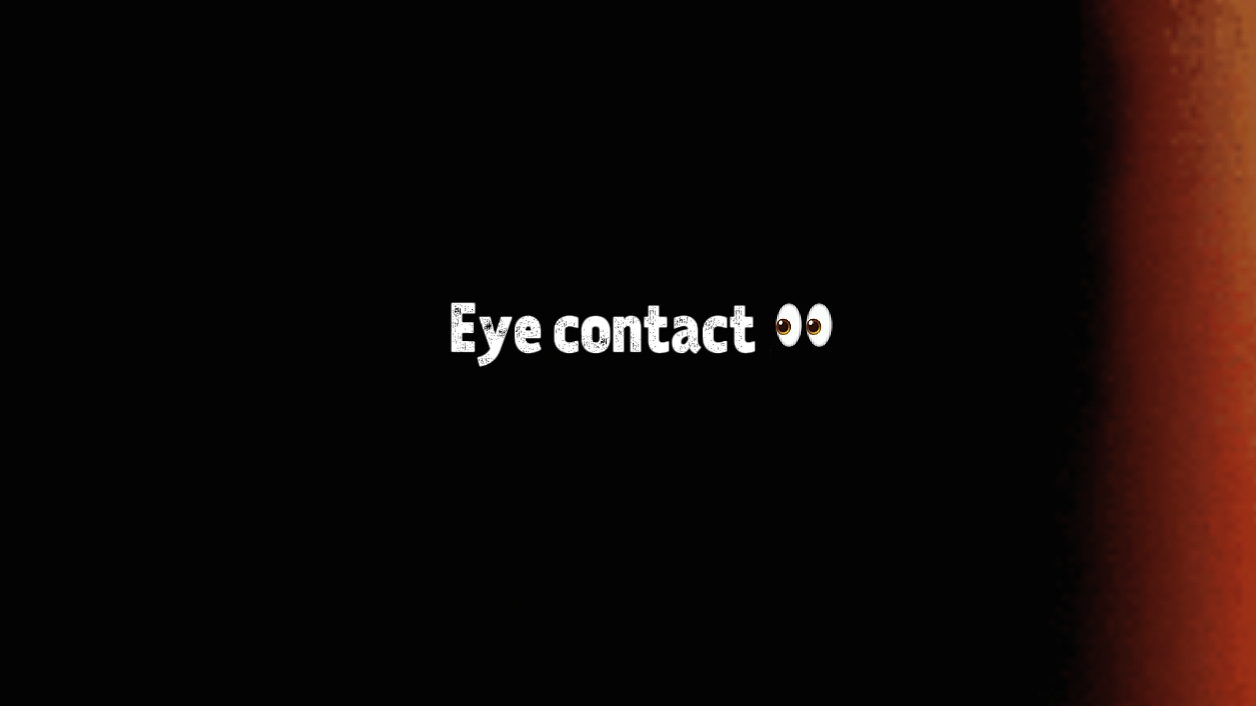 TENDENCIA DE CONTACTO CON LOS OJOS 