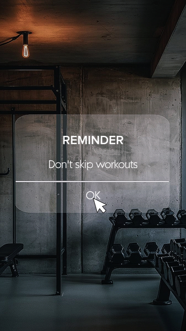 Notificação de treino 