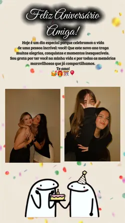 parabéns amiga