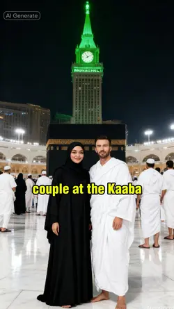 couple at the Kaaba