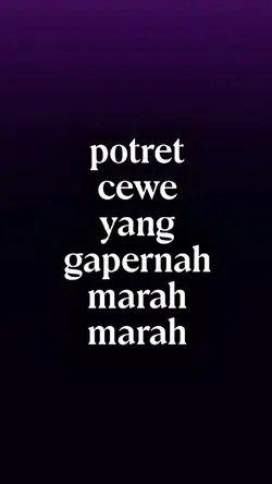 potret cewe yang