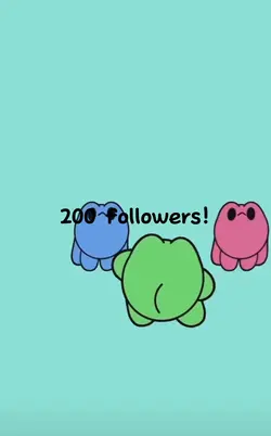 200FOLLOWERS!