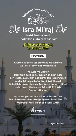 Isra Mi'raj 2026