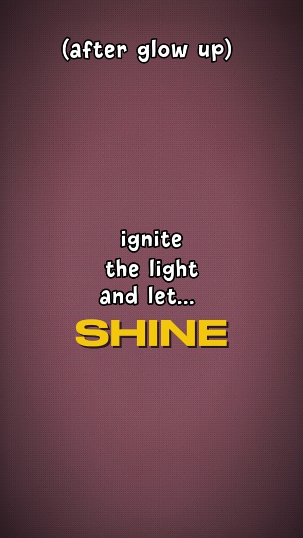 let it shine