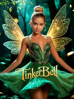 me as Tinkerbell 