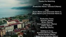 END CREDITS FILM