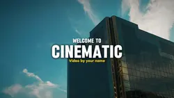 WELCOME TO CINEMATIC