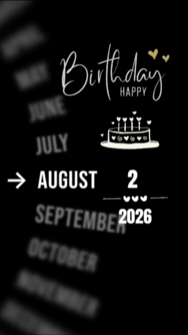 ANNIVERSAIRE 2 AOÛT