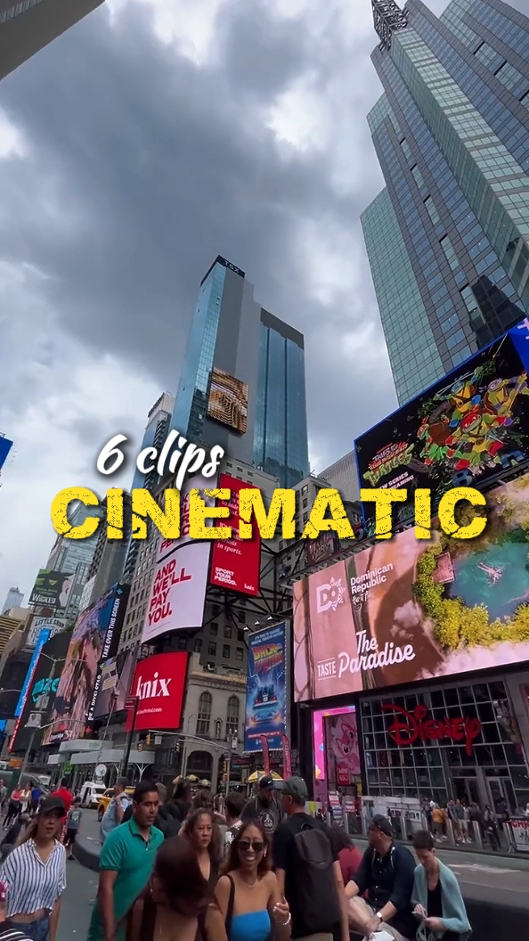 6 clips cinématiques 