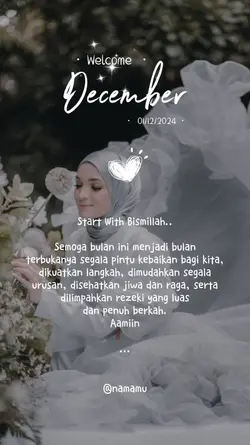 Welcome December
