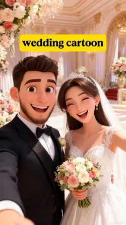 wedding cartoon