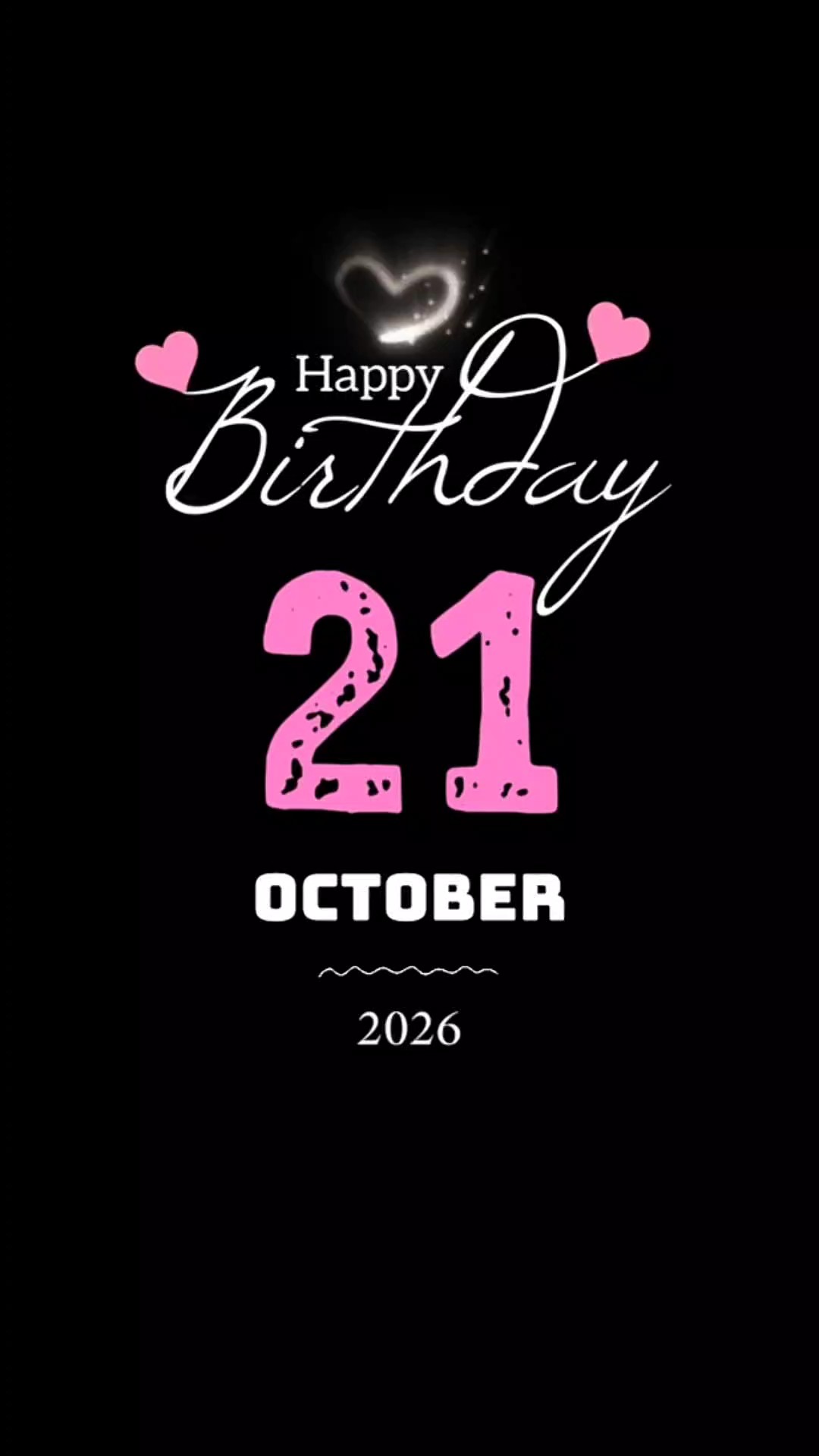 21 October Birthday Templates Tu Me - Pippit