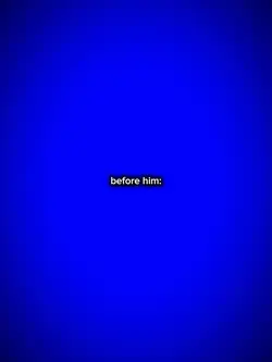 before/over him