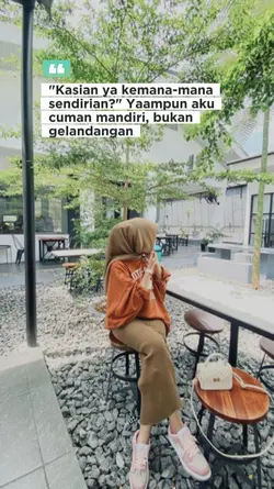 aku cuman mandiri 