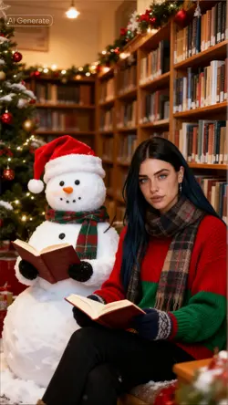 AI Christmas Library