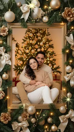 Moldura Casal Natal