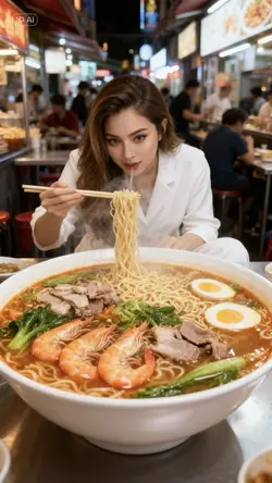 Giant Noodle Bowl
