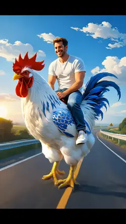 ai 骑大公鸡