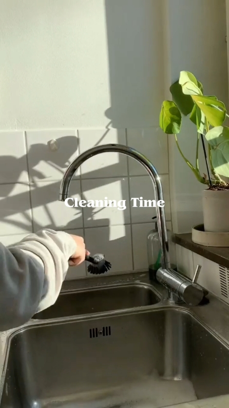 cleaning time