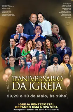 aniversário igreja