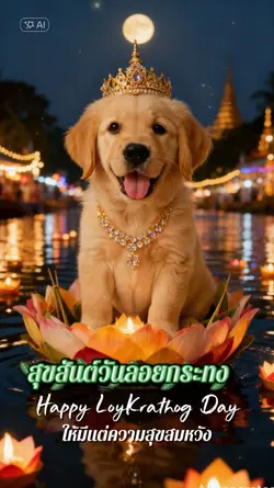 iลอยกระทงสัตว์เลี้ยง