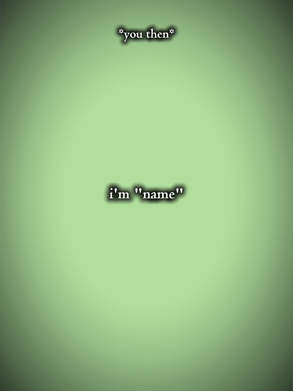 Ich bin "Name"