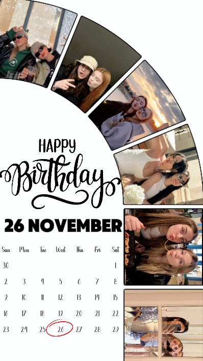 Geburtstag 26. November