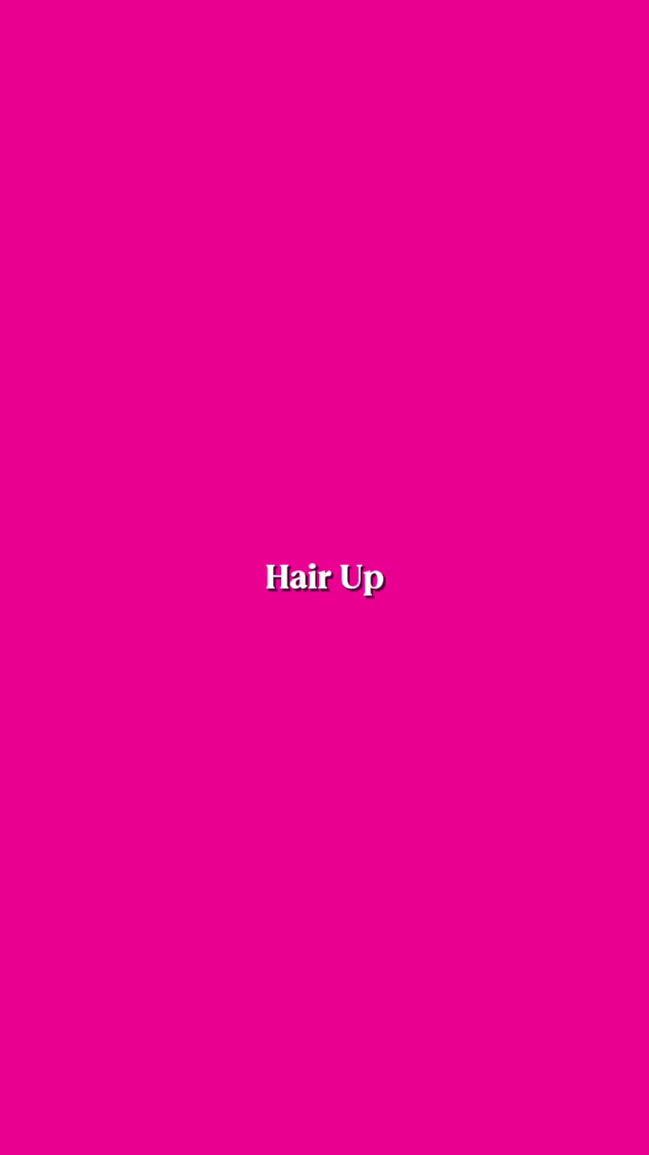 Haare hoch