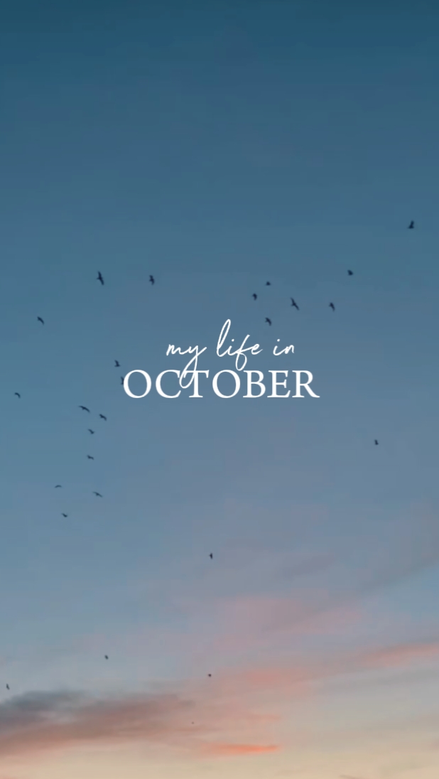 ma vie en octobre 