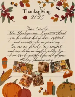 Thanksgiving letter