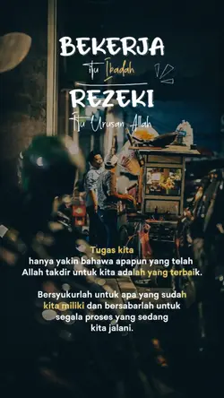 Berkerja Dan Ibadah